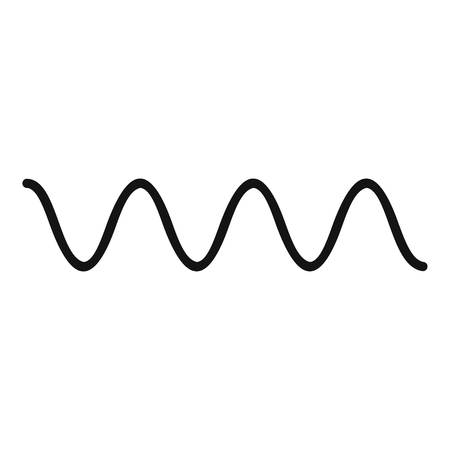 Equalizer electronic icon. Simple illustration of equalizer electronic vector icon for webのイラスト素材