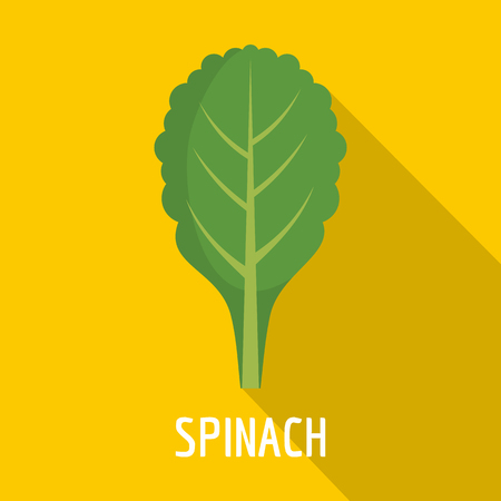 Spinach icon. Flat illustration of spinach vector icon for webのイラスト素材