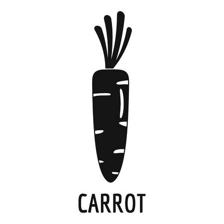 Carrot icon. Simple illustration of carrot vector icon for webのイラスト素材