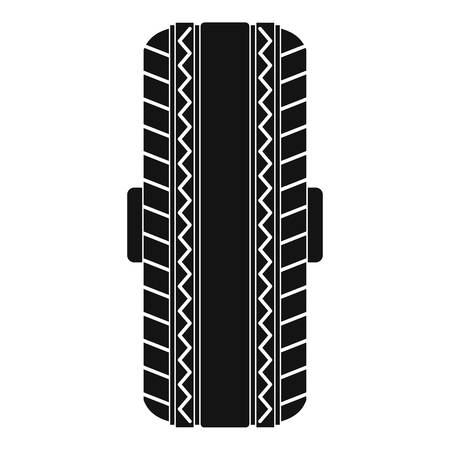 Rubber tyre icon. Simple illustration of rubber tyre vector icon for webのイラスト素材