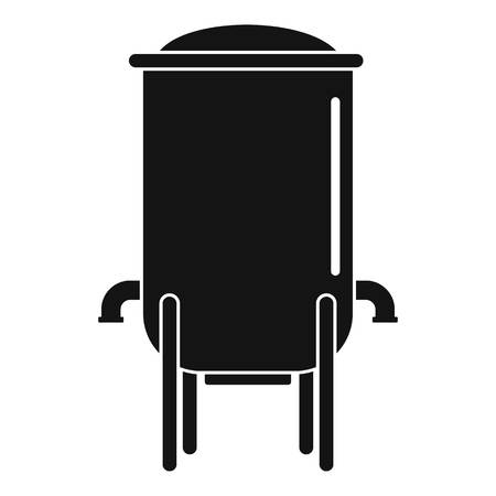 Barrel icon. Simple illustration of barrel vector icon for webのイラスト素材