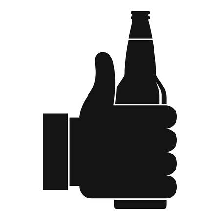 Beer icon. Simple illustration of beer vector icon for webのイラスト素材