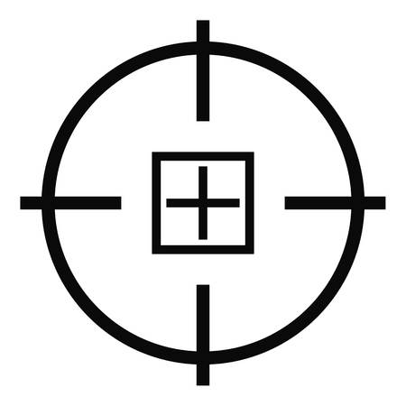 Optical mission icon. Simple illustration of optical mission vector icon for webのイラスト素材