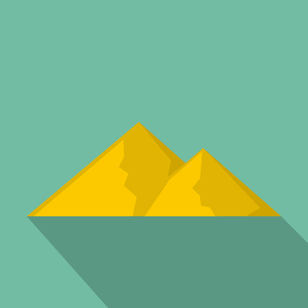 Mountain for extremal icon. Flat illustration of mountain for extremal vector icon for webのイラスト素材