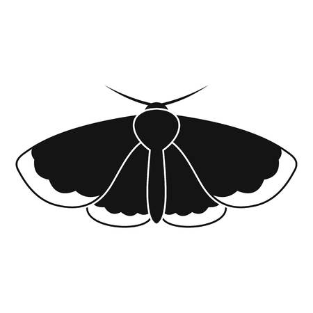 Moth icon. Simple illustration of moth vector icon for webのイラスト素材