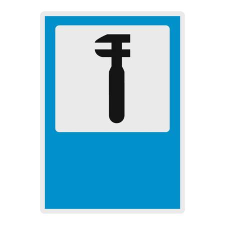 Service icon. Flat illustration of service vector icon for web.のイラスト素材