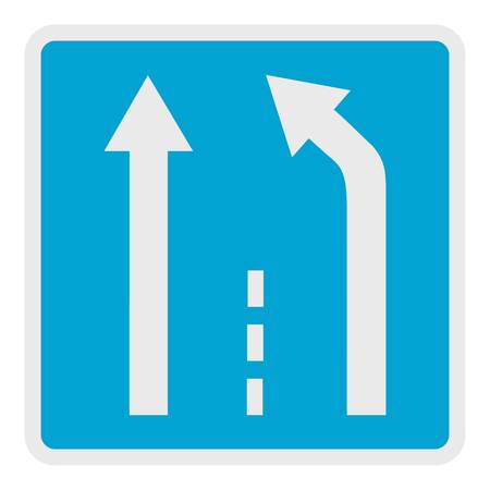 End of the strip icon. Flat illustration of end of the strip vector icon for web.のイラスト素材