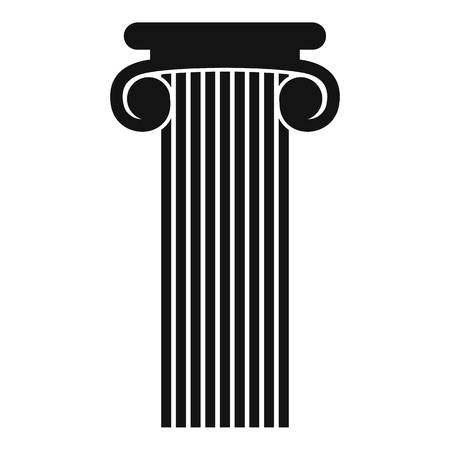 Roman column icon. Simple illustration of roman column vector icon for web.のイラスト素材