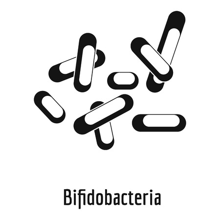 Bifidobacteria icon. Simple illustration of bifidobacteria vector icon for web.のイラスト素材
