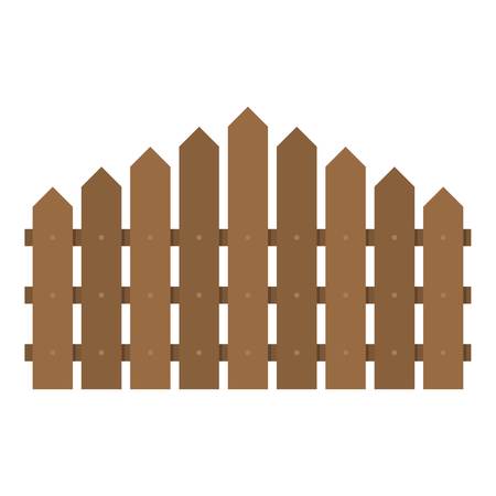 Triangular fence icon flat illustration of triangular fence vector icon for web.のイラスト素材
