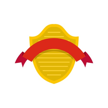 Badge premium icon. Flat illustration of badge premium vector icon isolated on white backgroundのイラスト素材