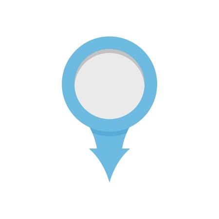 Point icon. Flat illustration of point vector icon isolated on white backgroundのイラスト素材