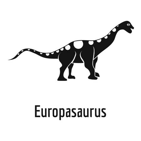 Europasaurus icon. Simple illustration of europasaurus vector icon for web.のイラスト素材