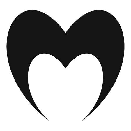 Prophetic heart icon. Simple illustration of prophetic heart vector icon for web.のイラスト素材