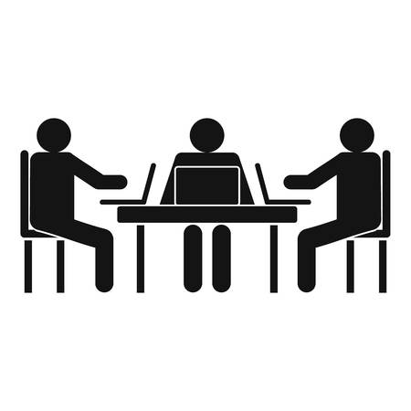 Simple illustration of conference vector icon for webのイラスト素材