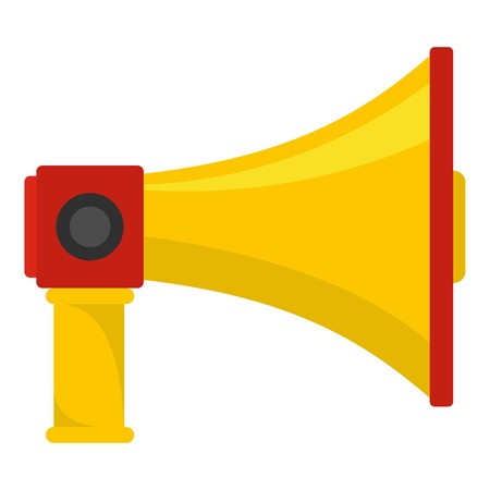 Professional megaphone icon. Cartoon illustration of professional megaphone vector icon for webのイラスト素材
