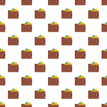 Purse pattern seamless in flat style for any designのイラスト素材