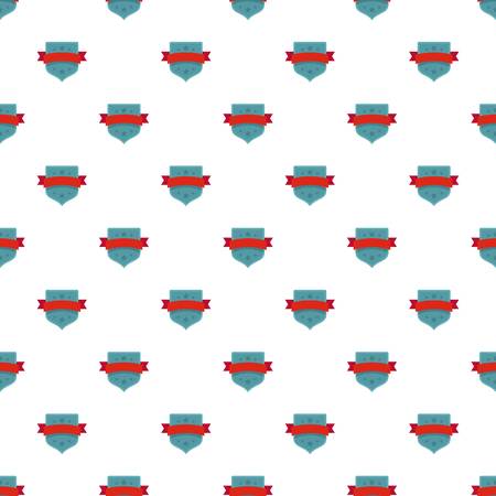 Badge vintage pattern seamless in flat style for any designのイラスト素材