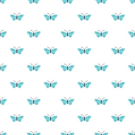 Butterfly pattern seamless in flat style for any designのイラスト素材
