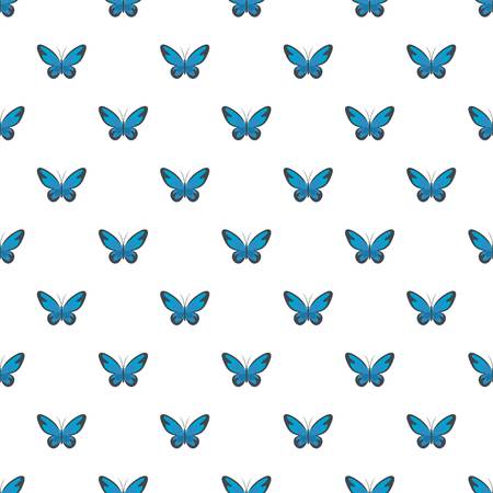 Flying moth pattern seamless in flat style for any designのイラスト素材