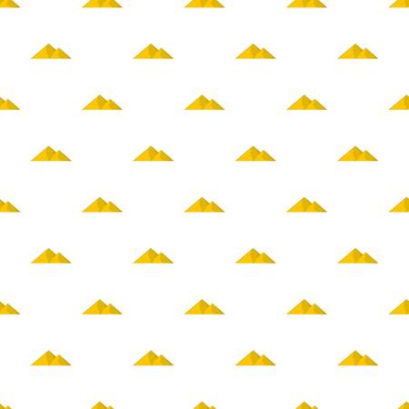 Mountain for extremal pattern seamless in flat style for any designのイラスト素材