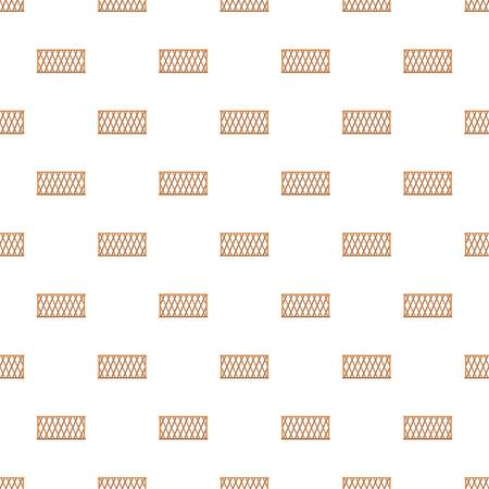 Fence pattern seamless in flat style for any designのイラスト素材