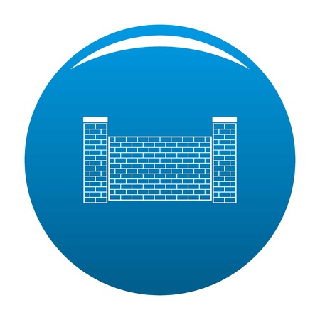 Fence of brick iconのイラスト素材