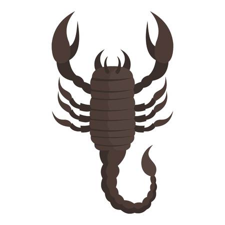 Scorpion icon. Cartoon illustration of scorpion vector icon for webのイラスト素材