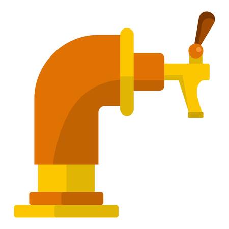 Water tap icon. Flat illustration of water tap vector icon for webのイラスト素材
