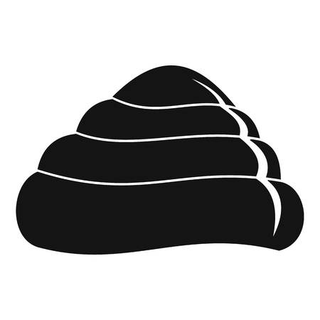 Ocean shell icon. Simple illustration of ocean shell vector icon for webのイラスト素材