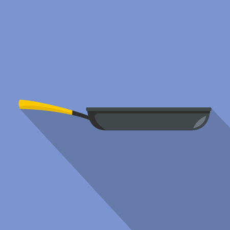 Pan icon. Flat illustration of pan vector icon for webのイラスト素材