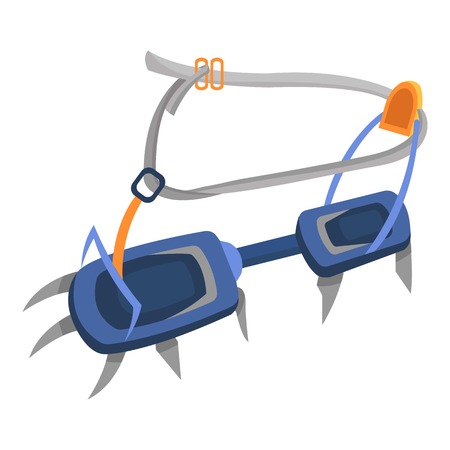 Hook climbing icon. Flat illustration of hook climbing vector icon for webのイラスト素材