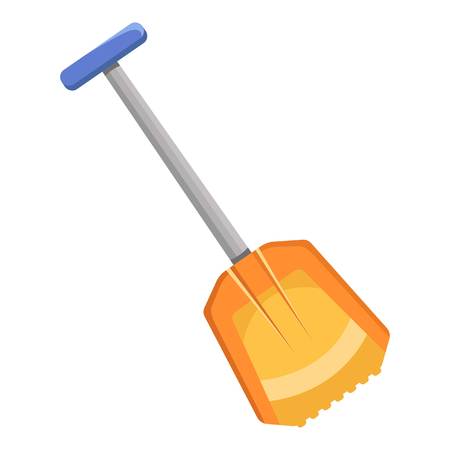 Shovel icon. Flat illustration of shovel vector icon for webのイラスト素材