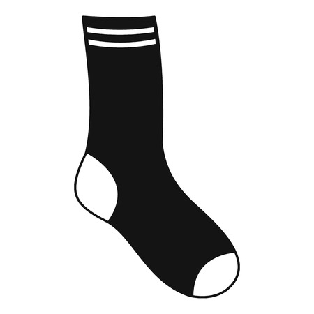 Sock icon. Simple illustration of sock vector icon for webのイラスト素材
