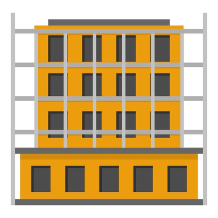 Scaffolding icon. Flat illustration of scaffolding vector icon for webのイラスト素材