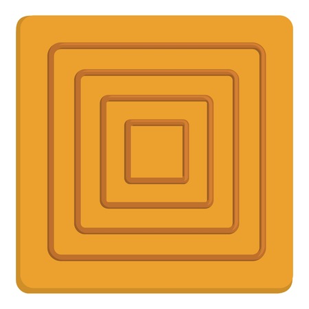 Delicious biscuit icon. Flat illustration of delicious biscuit vector icon for webのイラスト素材