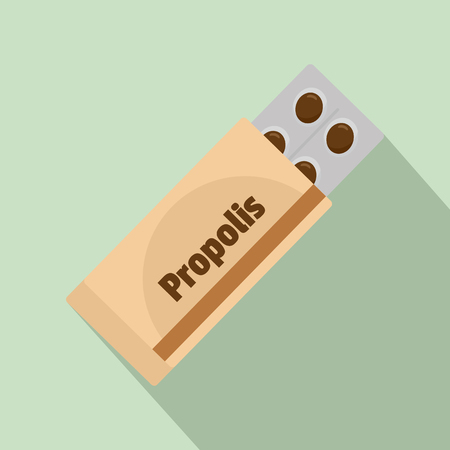 Propolis icon. Flat illustration of propolis vector icon for web designのイラスト素材