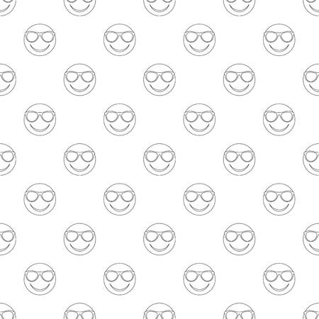 Smile pattern vector seamless repeating for any web designのイラスト素材
