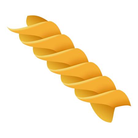 Bucati pasta icon. Realistic illustration of bucati pasta vector icon for web design isolated on white backgroundのイラスト素材