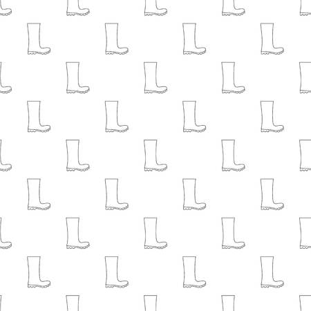 Rubber boots pattern vector seamless repeating for any web designのイラスト素材