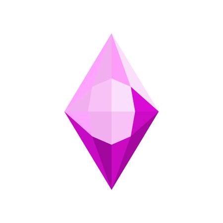 Iridescent stone icon. Flat illustration of iridescent stone vector icon for web.のイラスト素材