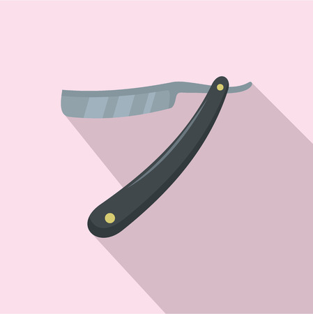 Old type razor icon. Flat illustration of old type razor vector icon for web designのイラスト素材