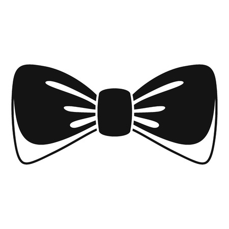Man bow tie icon. Simple illustration of man bow tie vector icon for web design isolated on white backgroundのイラスト素材