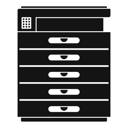 Xerox icon. Simple illustration of xerox vector icon for web design isolated on white backgroundのイラスト素材