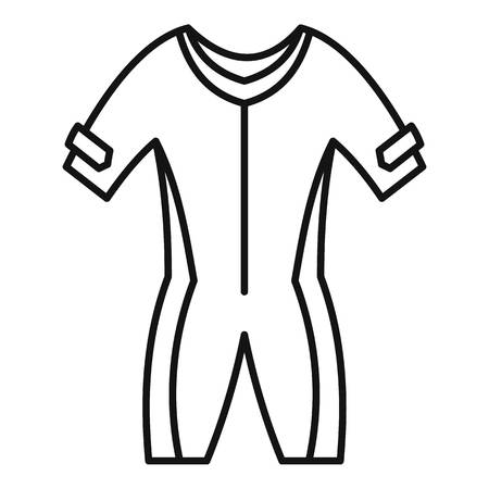 River clothes icon. Outline illustration of river clothes vector icon for web design isolated on white backgroundのイラスト素材