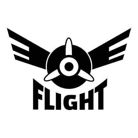Air flight logo. Simple illustration of air flight vector logo for web design isolated on white backgroundのイラスト素材