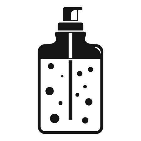 Aloe dispenser gel icon. Simple illustration of aloe dispenser gel vector icon for web design isolated on white backgroundのイラスト素材