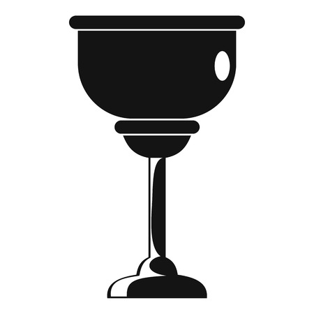 Illustration for Jewish cup icon. Simple illustration of jewish cup vector icon for web design isolated on white background - Royalty Free Image