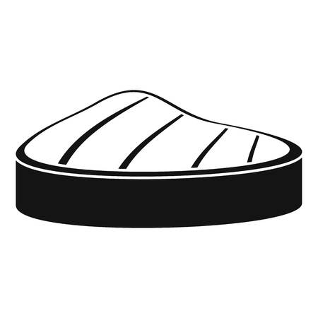 Piece tuna icon. Simple illustration of piece tuna vector icon for web design isolated on white backgroundのイラスト素材