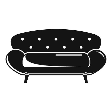 Old sofa icon, simple styleのイラスト素材